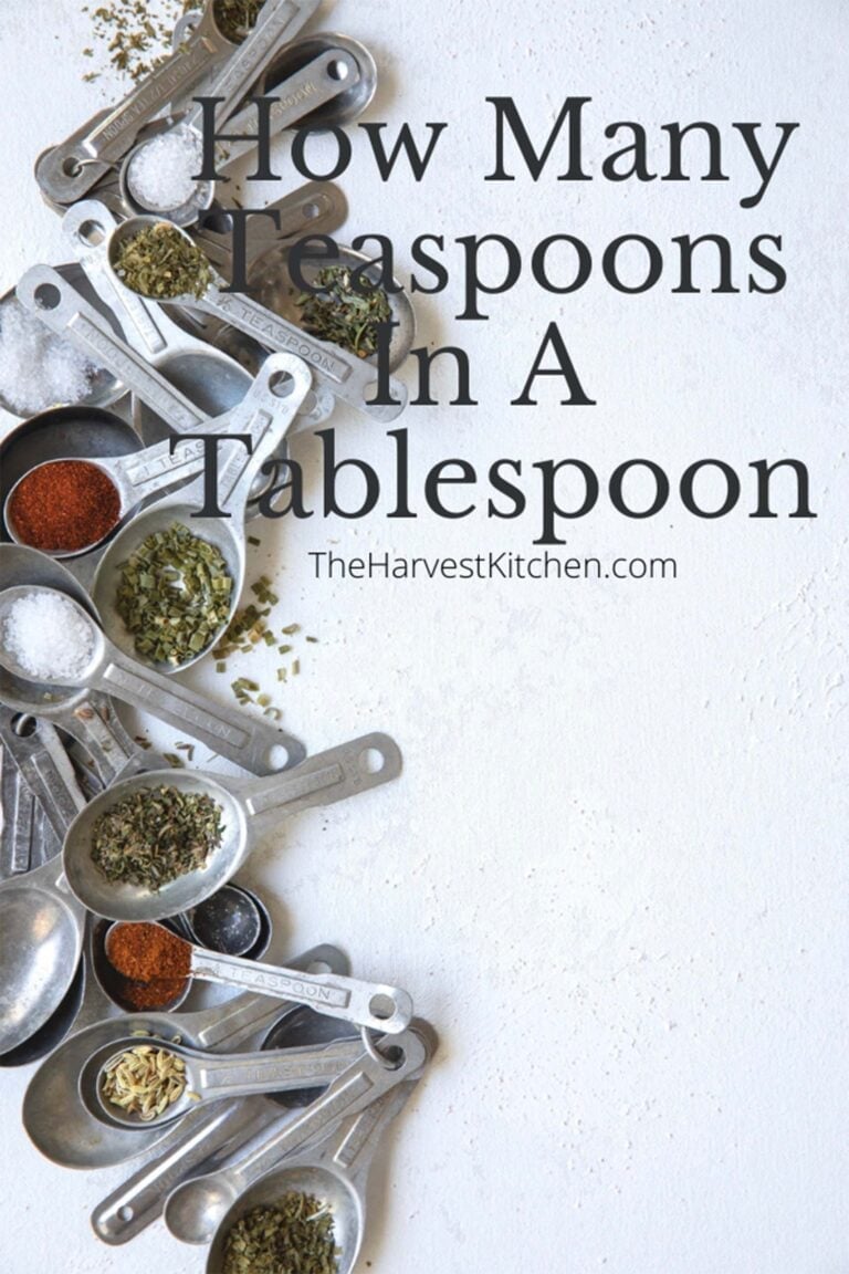 How Many Teaspoons In A Tablespoon The Harvest Kitchen