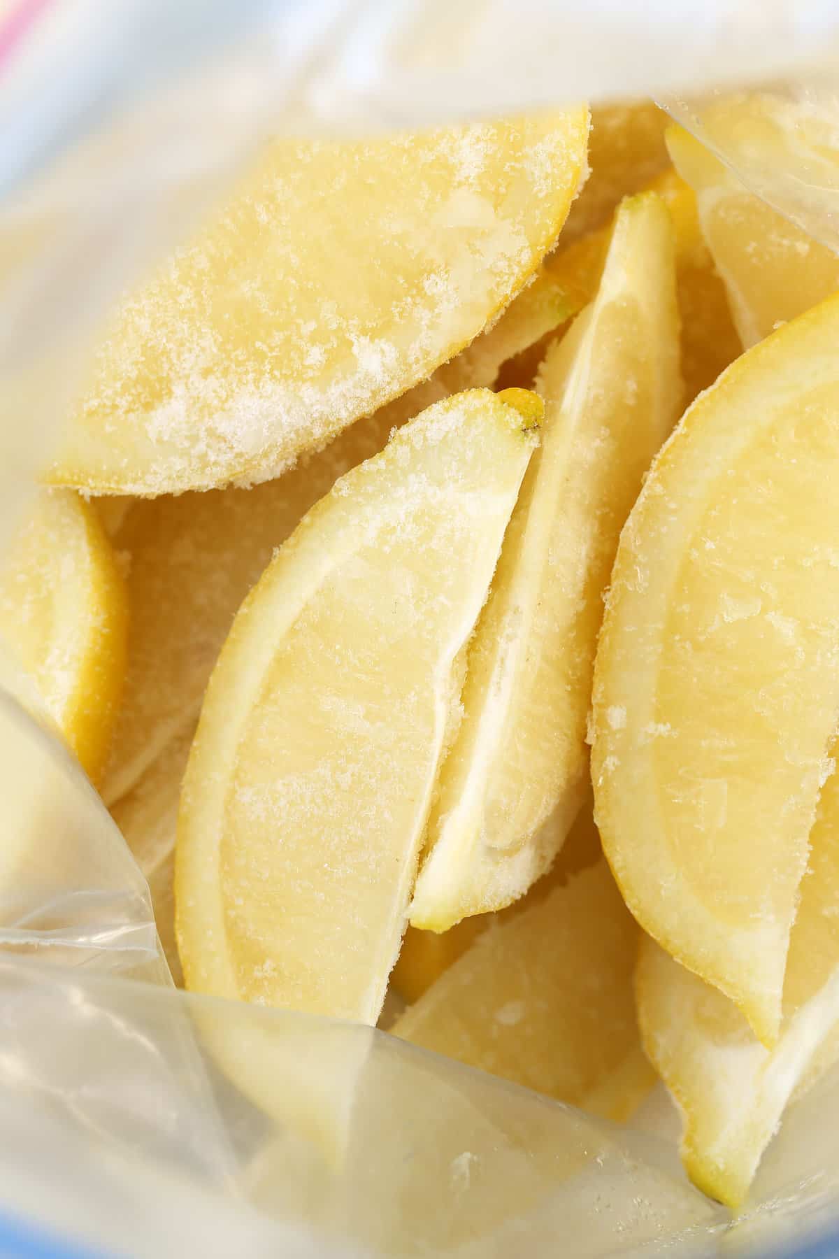 Alkalizing Frozen Lemon Slices - The Harvest Kitchen