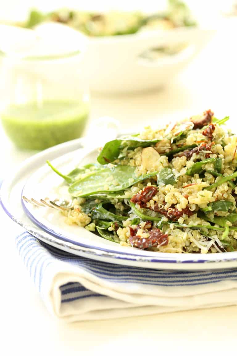 Spinach Quinoa Salad The Harvest Kitchen