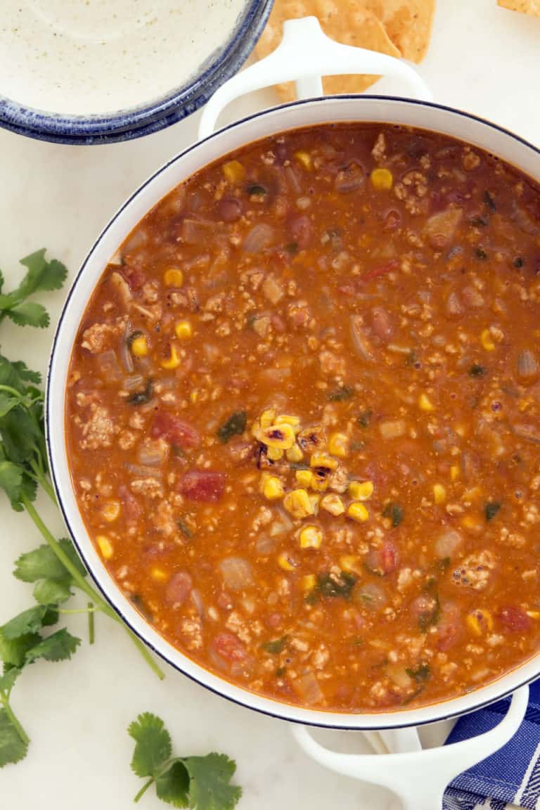 Skinny Taco Soup - The Harvest Kitchen