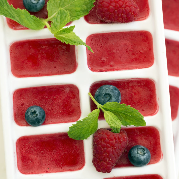 Summer Berry Ice Cubes - The Harvest Kitchen