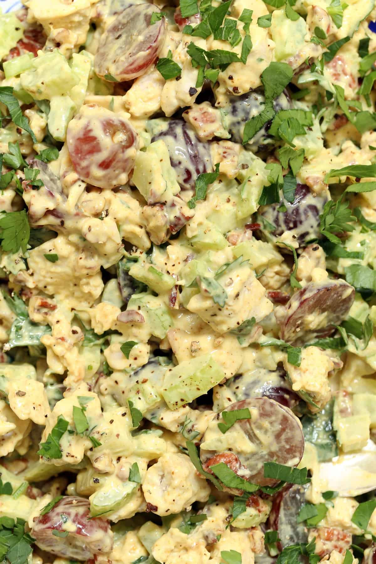 Curried Chicken Salad with Grapes and Pecans - The Harvest Kitchen