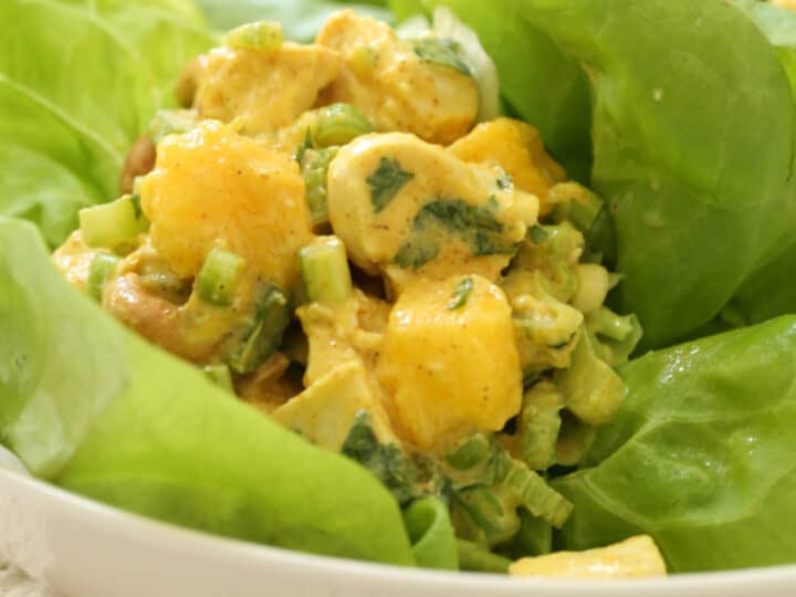 Curry Chicken Salad with Mango