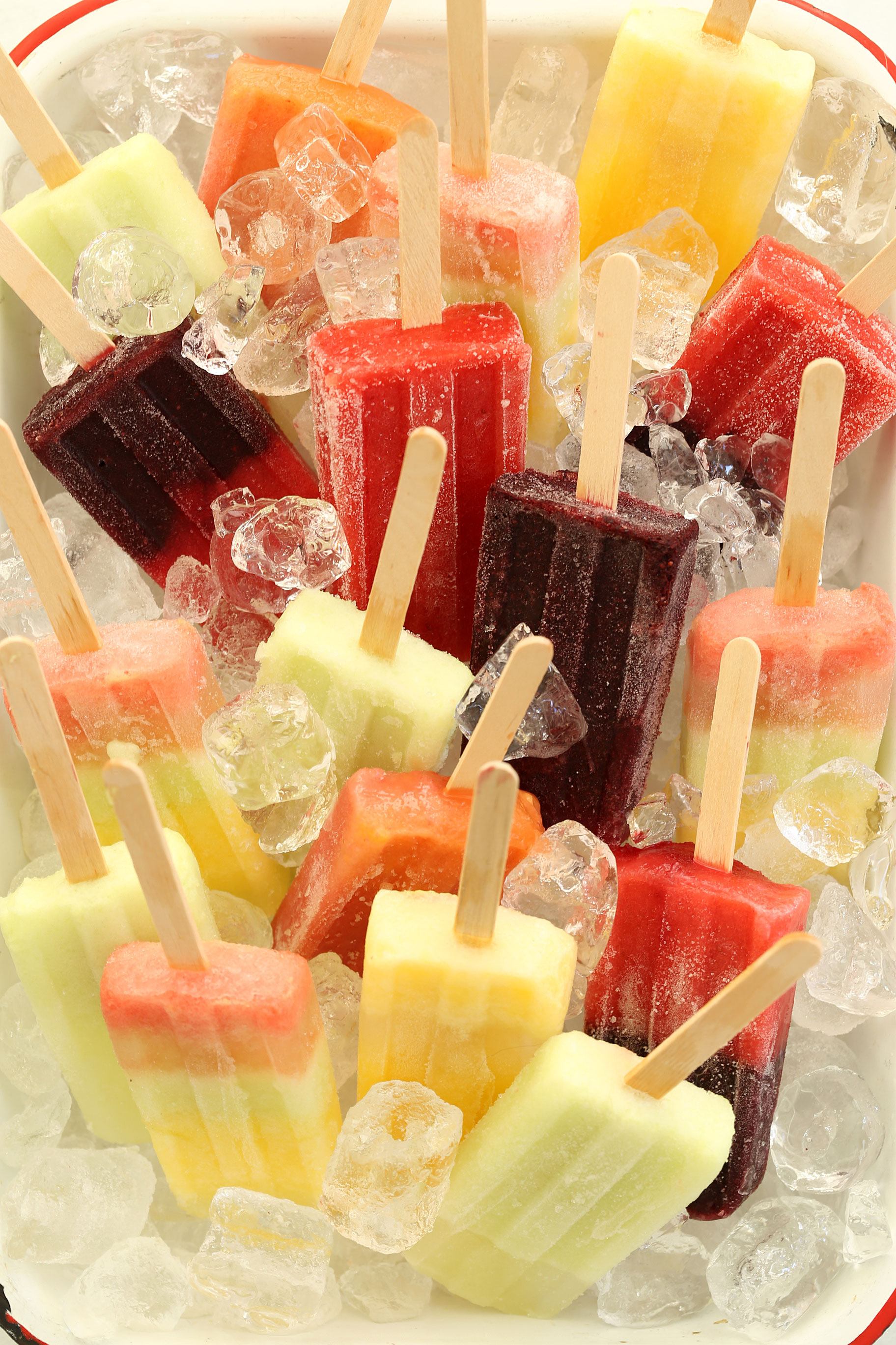 Coconut Water Fruit Popsicles - The Harvest Kitchen