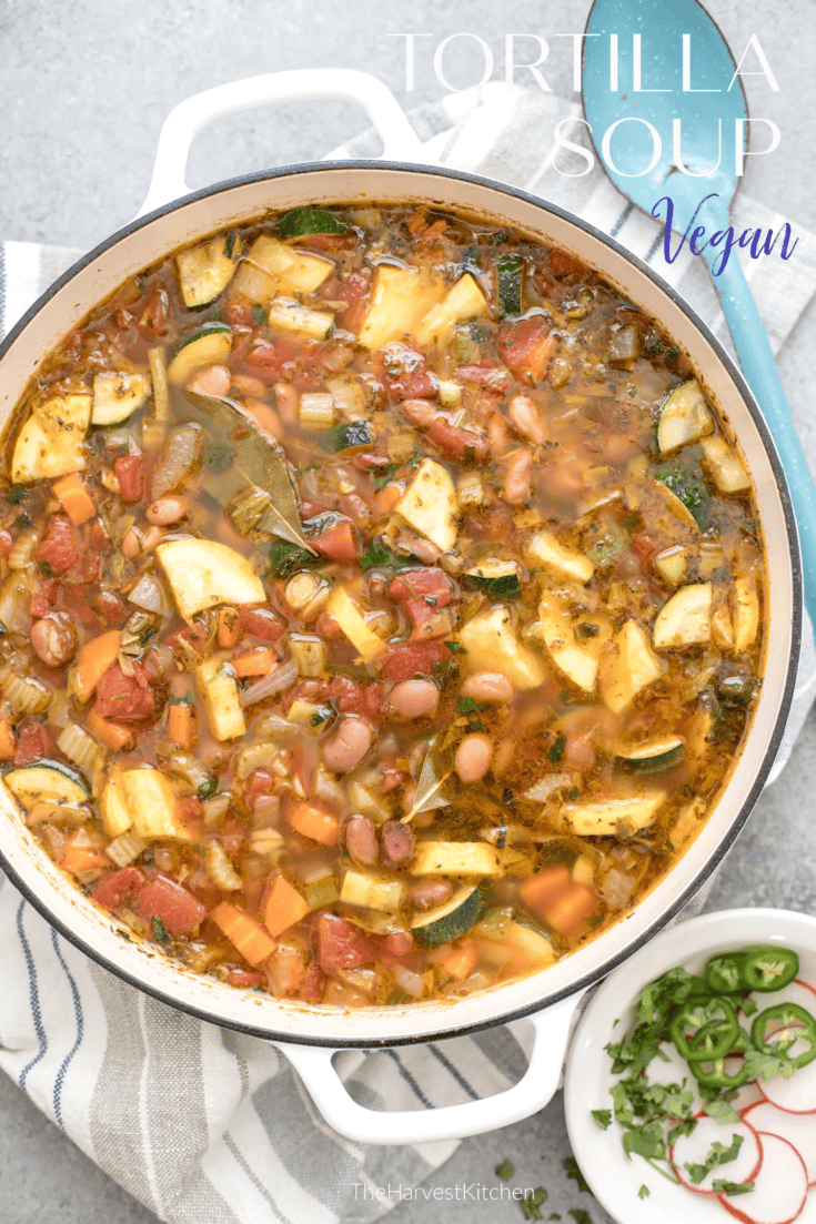 Vegan Tortilla Soup - The Harvest Kitchen