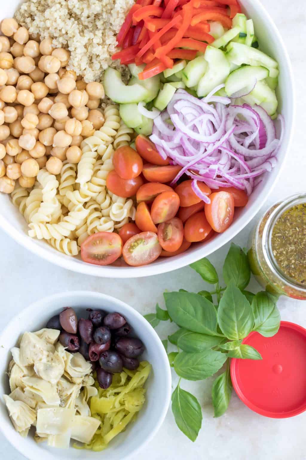 Italian Pasta Salad with Quinoa - The Harvest Kitchen