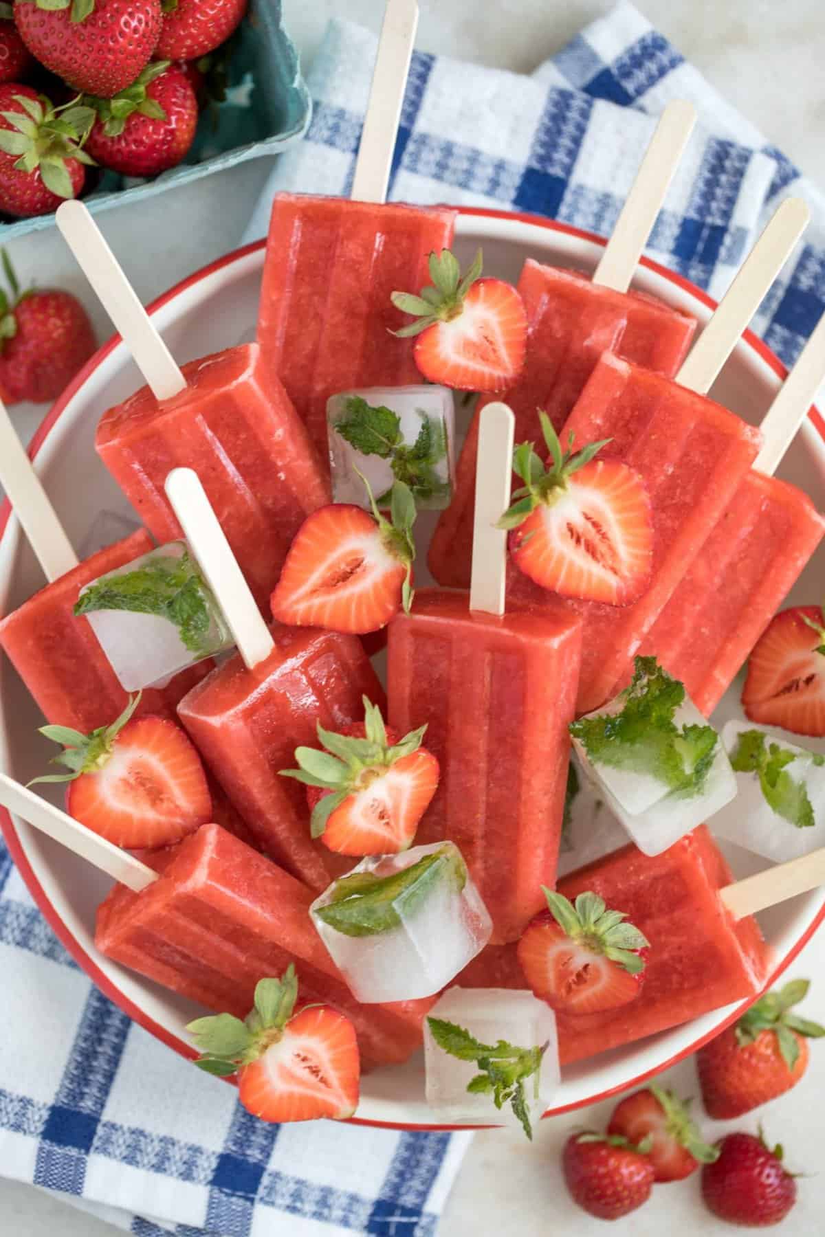 Strawberry Popsicles The Harvest Kitchen