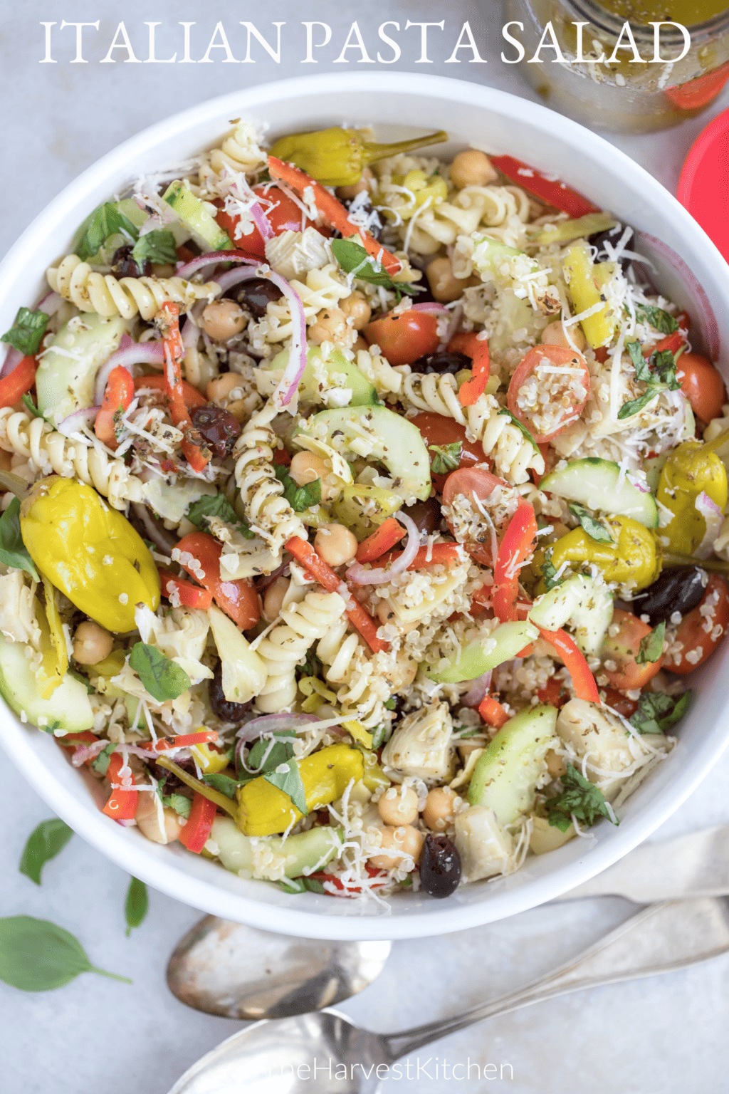 Italian Pasta Salad with Quinoa - The Harvest Kitchen