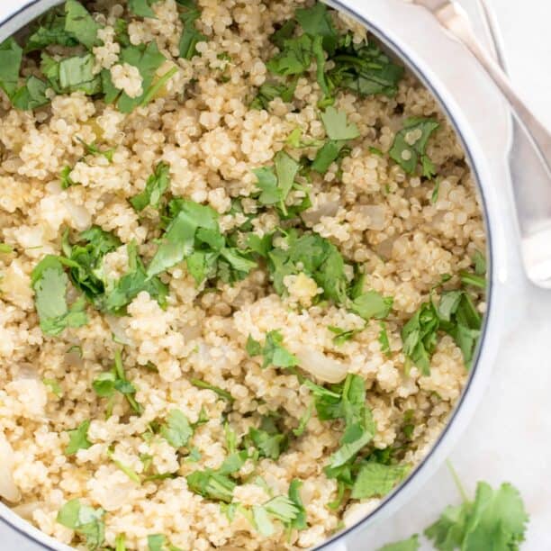 Salsa Verde Quinoa - The Harvest Kitchen