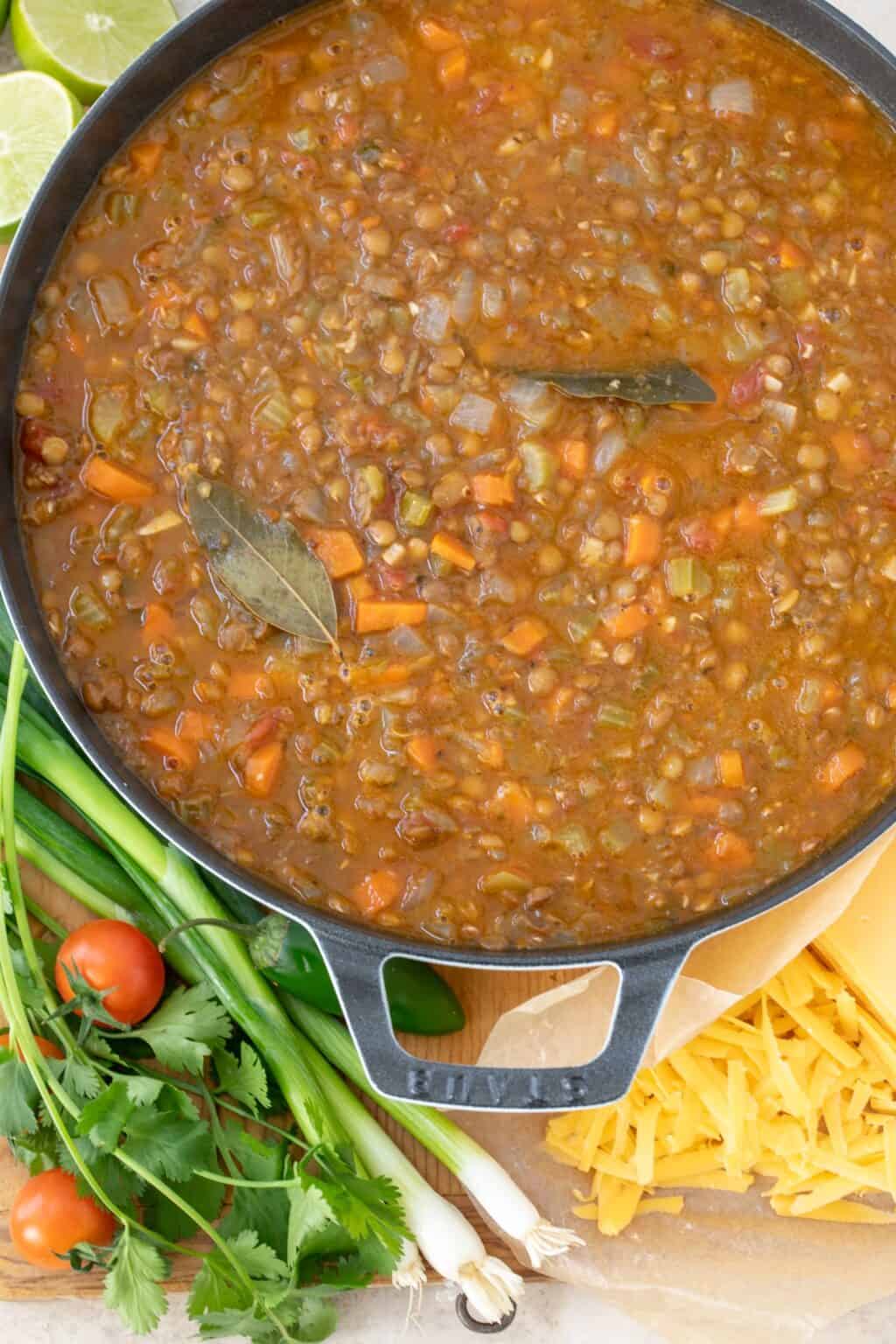 Mexican Lentil Soup - The Harvest Kitchen