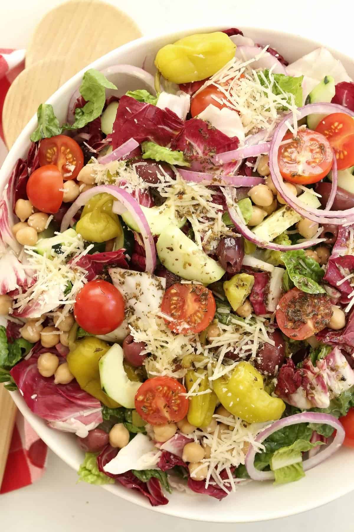 Italian Chopped Salad - Eating Bird Food
