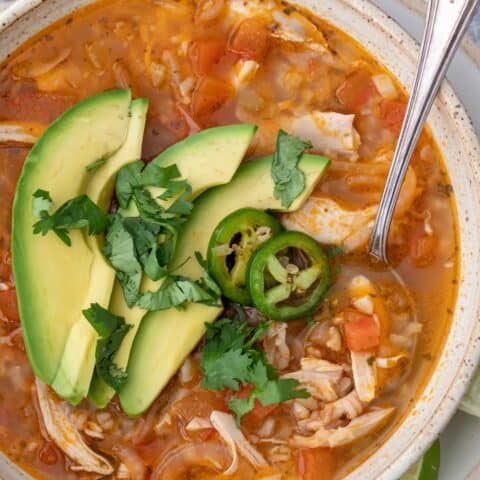 Mexican Chicken Rice Soup - The Harvest Kitchen