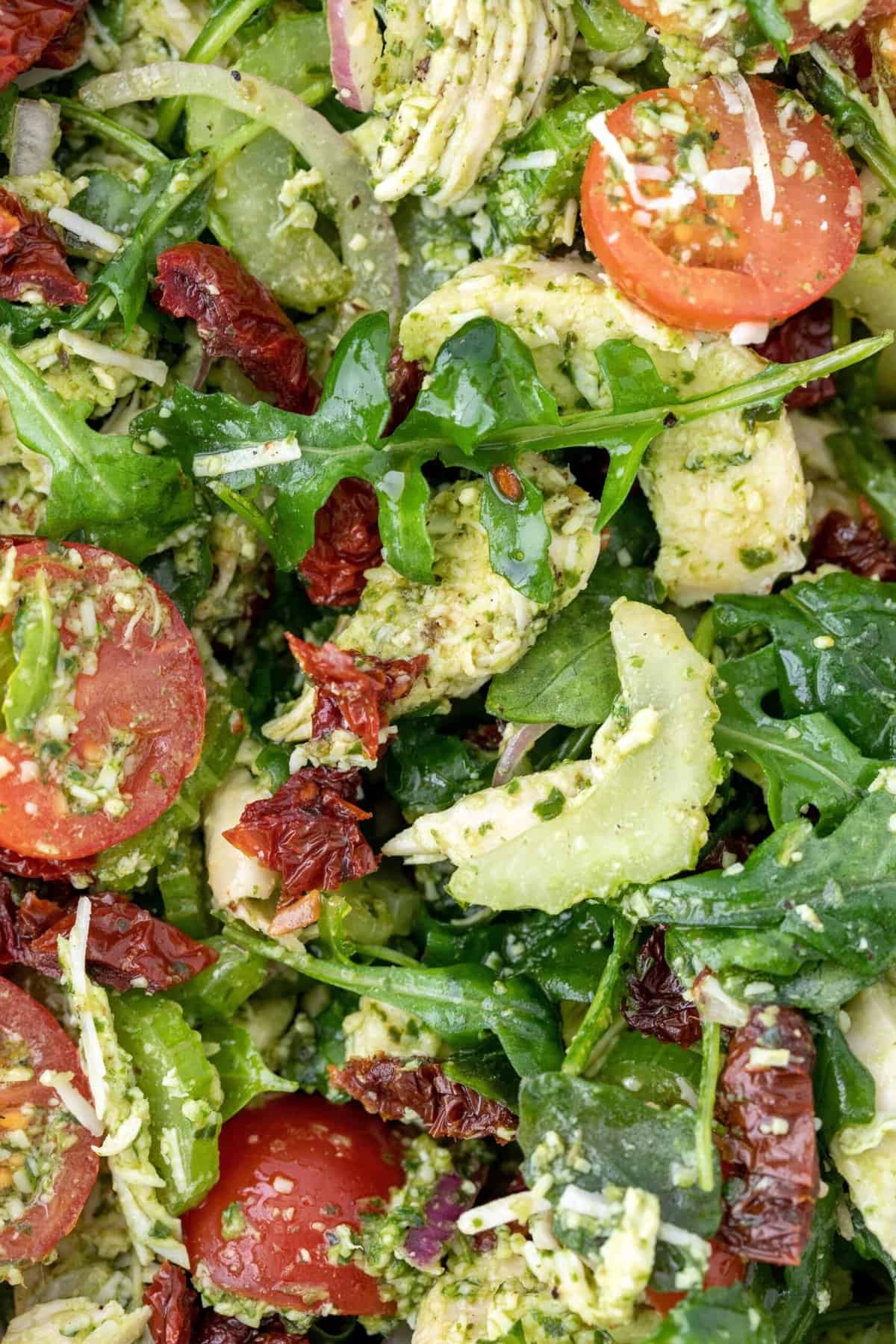 Basil Pesto Chicken Salad The Harvest Kitchen