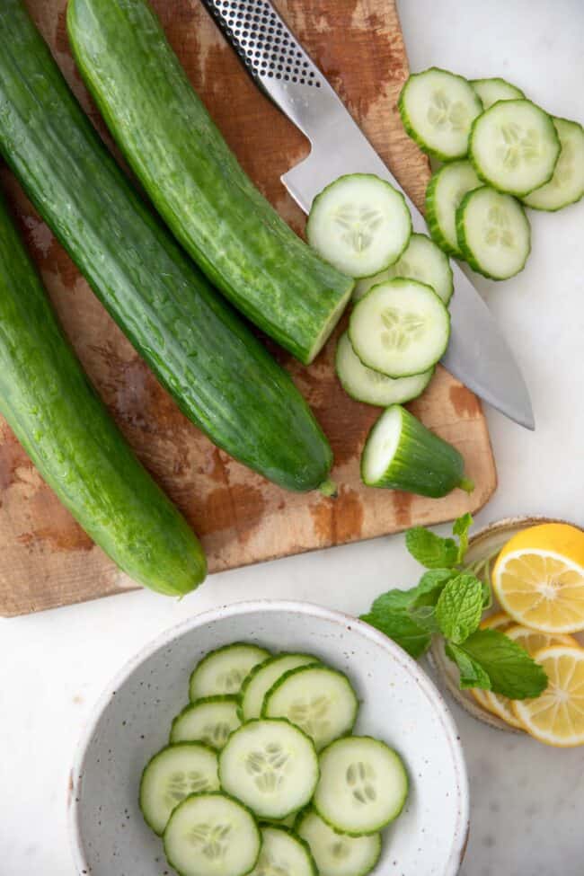 Why English cucumbers are wrapped in plastic always