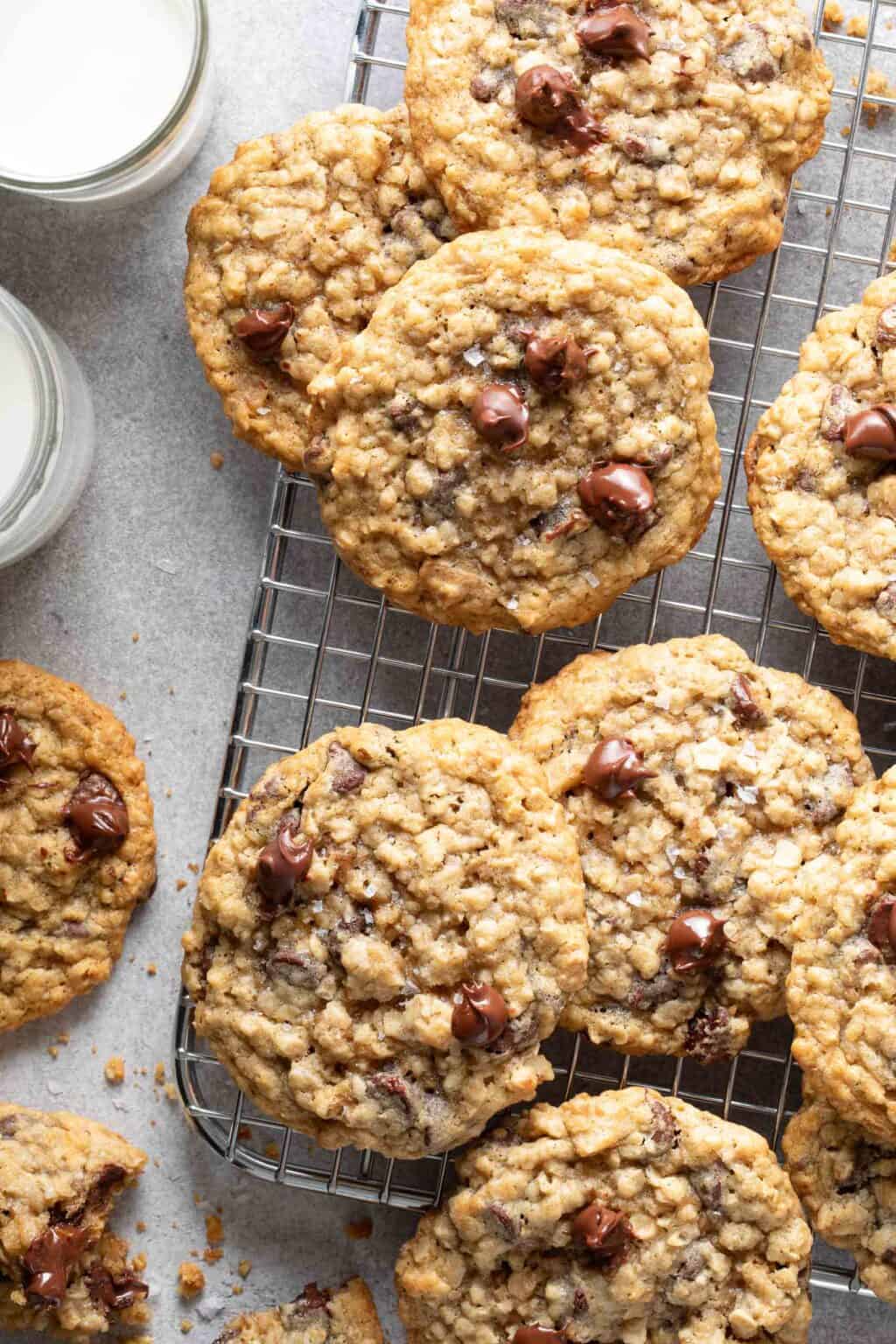 Best Oatmeal Chocolate Chip Cookies - The Harvest Kitchen