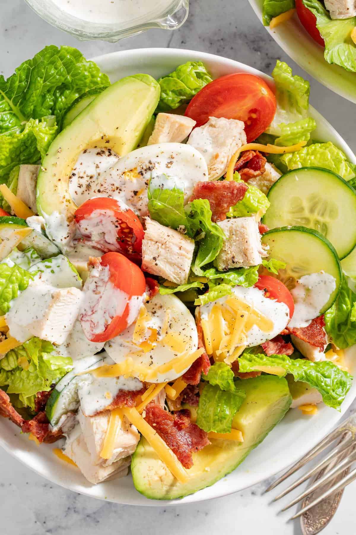 Turkey Cobb Salad - The Harvest Kitchen