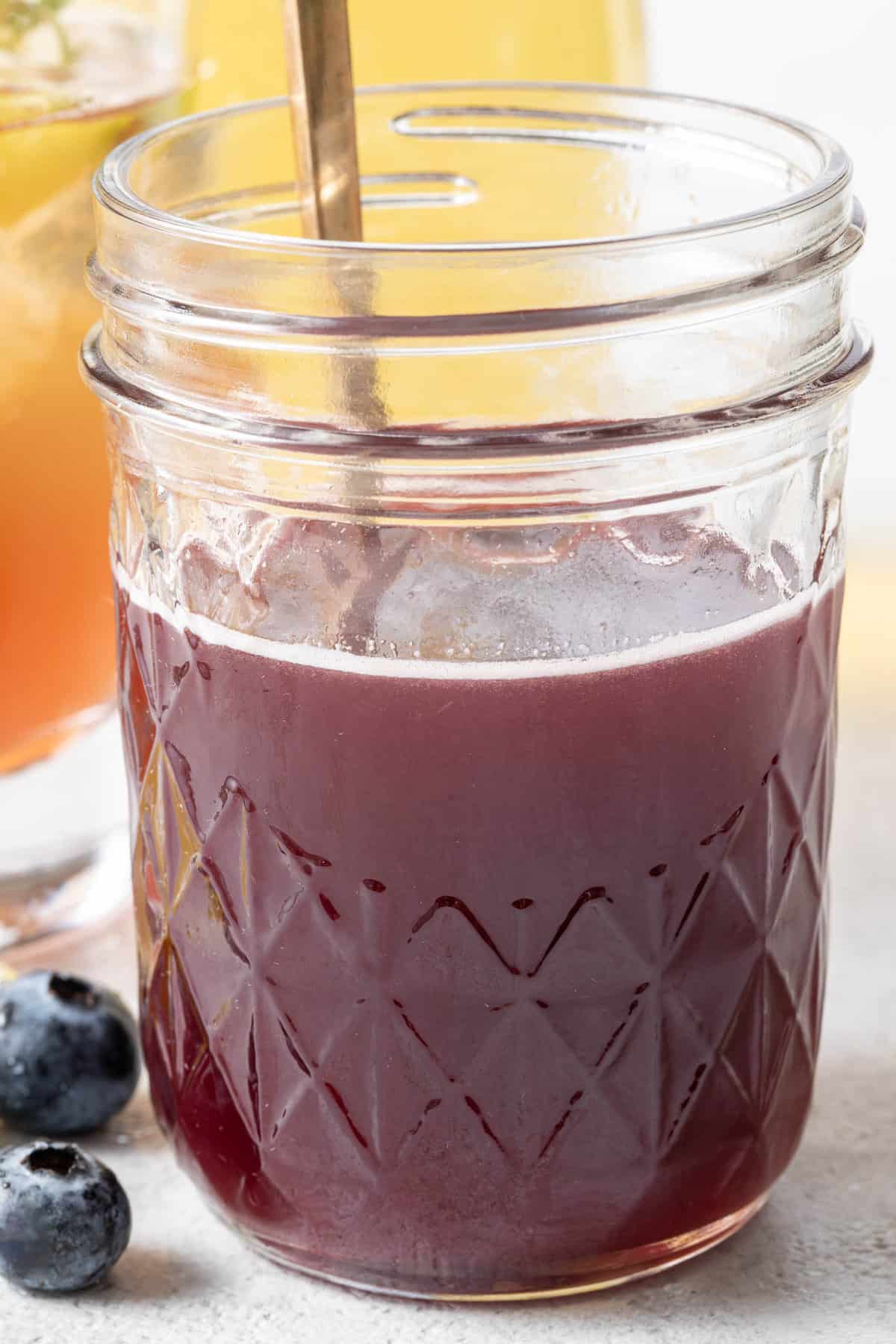 Blueberry Simple Syrup - The Harvest Kitchen