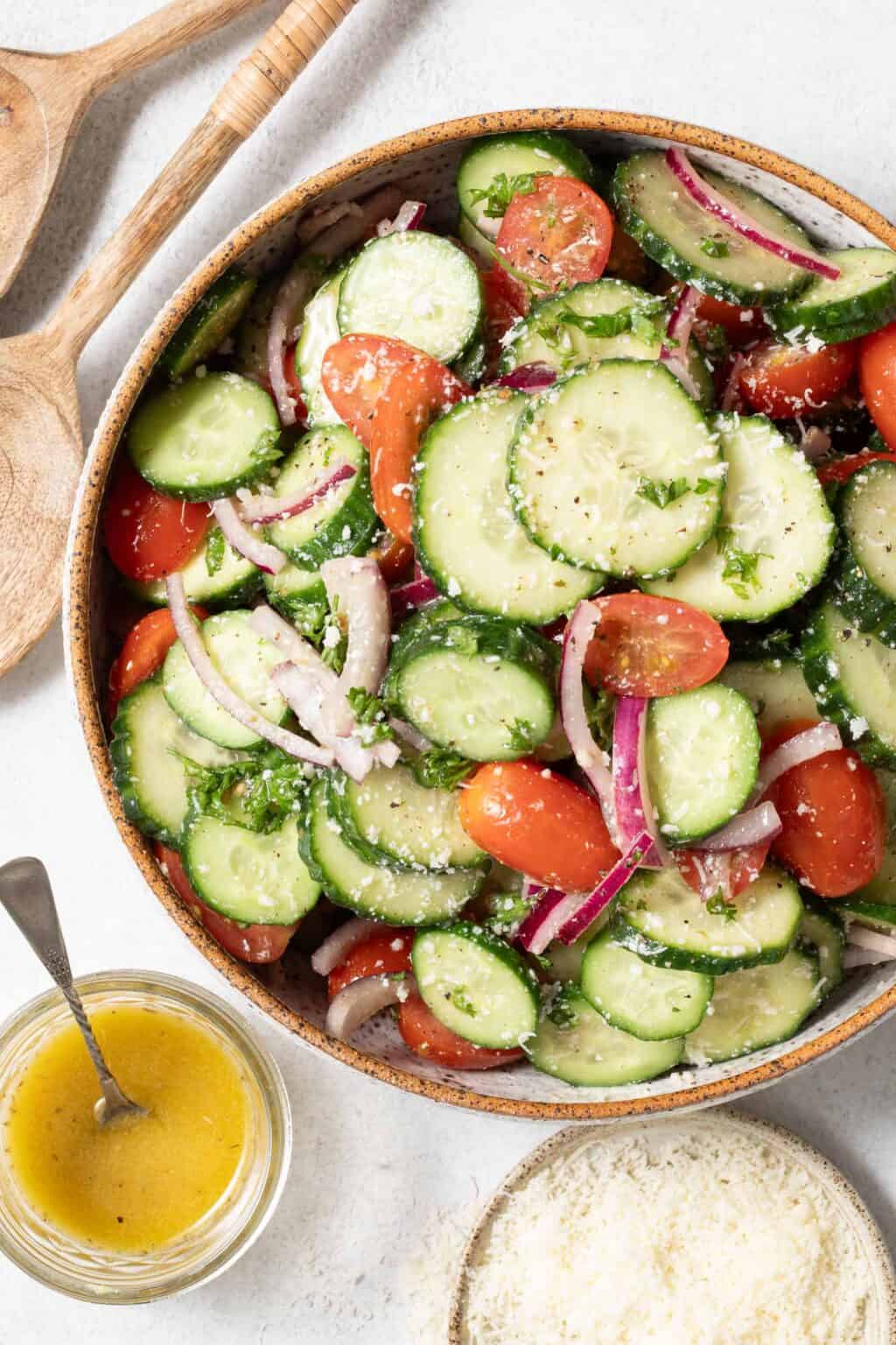 Cucumber Tomato Salad - The Harvest Kitchen