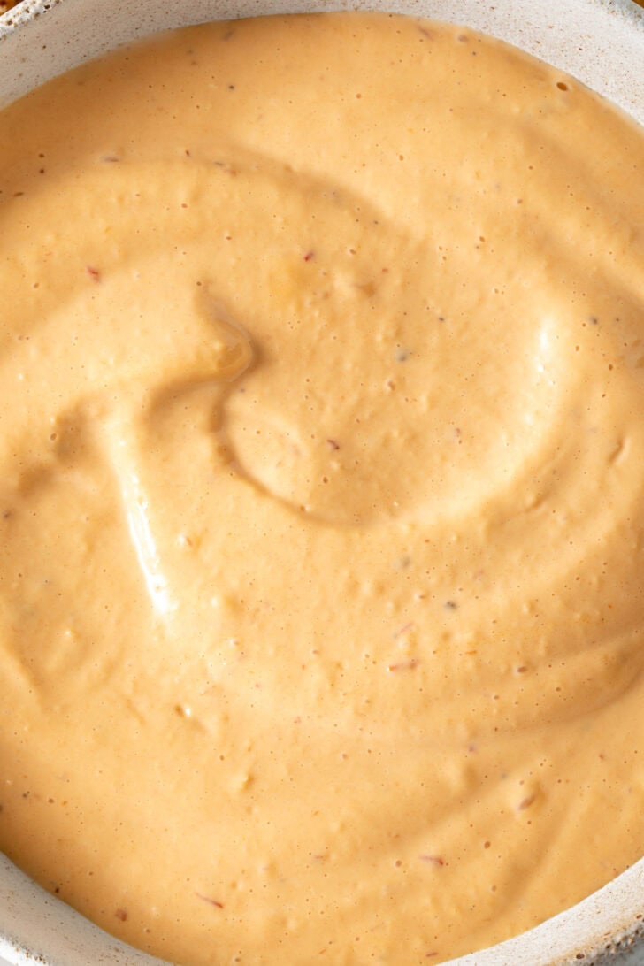 A bowl filled with Chipotle Aioli.